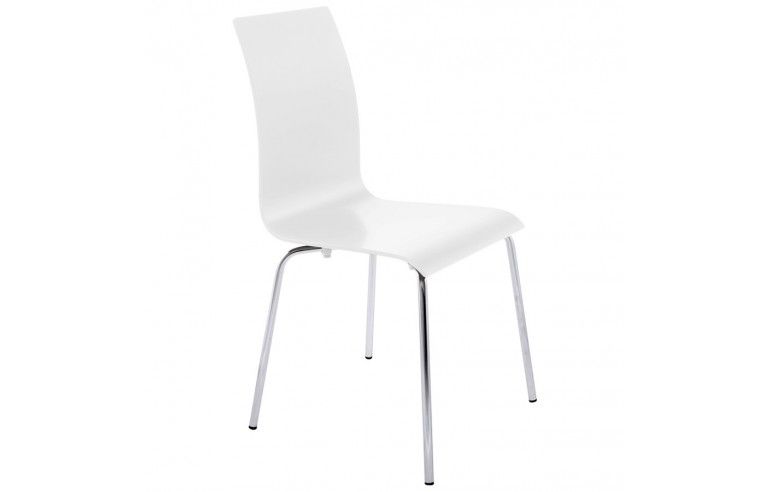 Kokoon Design - Krzesło designerskie (nie można układać w stosy) CLASSIC - Biały