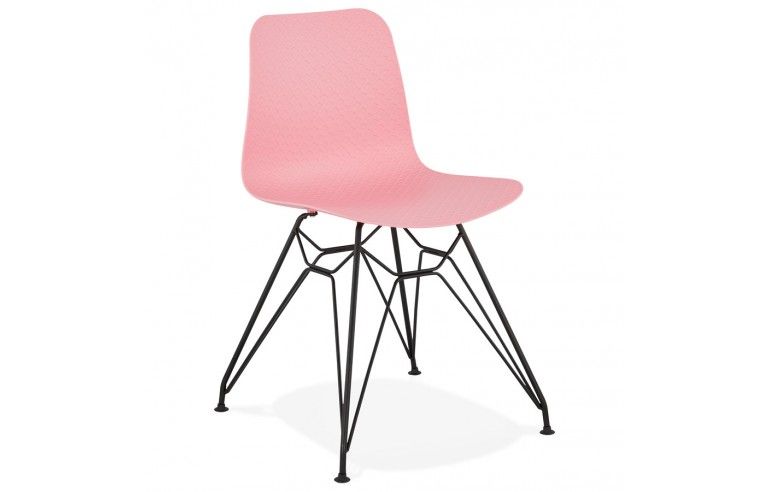 Kokoon Design - Krzesło designerskie FIFI - Różowy