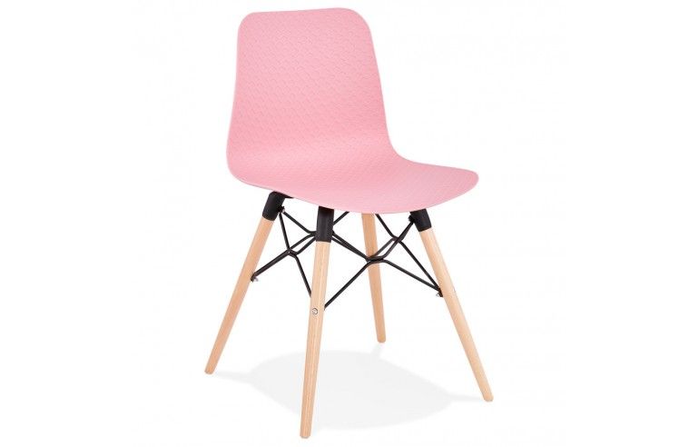 Kokoon Design - Krzesło designerskie GINTO - Różowy